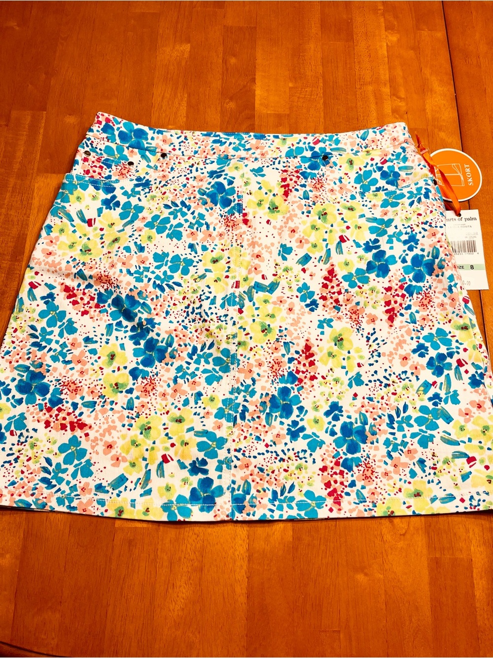 Hearts of Palm Floral Mini SKORT